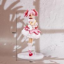 Action 18Cm Figure Puella Magi Madoka Magica Anime Figure Kaname Madoka Magic Girl Model Decor Statue Dolls Toys Christmas Gift