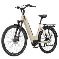 TTGO C7 SE elektrinis dviratis 250W Bafang vidutinio variklio 36V18Ah baterija 28 colių ratai Didžiausias nuotolis 120–140 km Shimano 9 greičių Hidrauliniai diskiniai stabdžiai smėlis