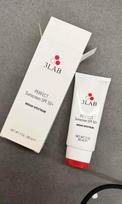 3lab Apsauginis kremas nuo saulės SPF50+ PA+++ 60ml Lengvas Atsparus vandeniui Nenusiriebaluojantis Veido apsauga nuo saulės Lauke Kelionėms