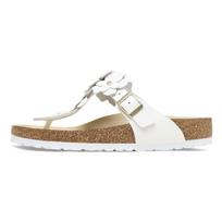 Birkenstock Gizeh Flower EVA Abrasion Resistant Abrasion Resistant Flip Flops Women's White Narrow 1026735 39