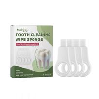 Oralhoe Sponge Tooth Cleaning Brush Daily Care Oral Hygiene Cleaning Teeth Tooth Stains Sponge Tooth Cleaning Brush