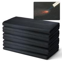 SucceBuy Carbon Felt Welding Blanket 4 Pack Heat Resistant Welding Blanket Set Cuttable Carbon Fiber Fire Retardant Welding Pad 37X36 inch