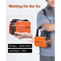 140A Portable Welder 110V, Mini Stick & Lift TIG Machine with IGBT Tech, Hot Start, Anti-Stick, Includes 5 Rods for Beginners