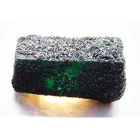 Natural Green Emerald Uncut Raw Rough 42 Ct CERTIFIED Loose Gemstones 34.7  mm approx žalia