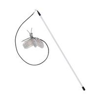 1PC Cat Teaser Cat Stick Insect Cat Self-hi Antiboredom Wire Replacement Head Antiboredom Toy Butterfly Dragonfly