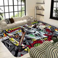 M-MF D-DOOM Rapper Entrance Door Mat Anti-slip Absorb Water Long Strip Cushion Bedroon Mat Toilet Rug 40cm x 60cm