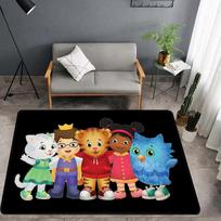 Daniel-Tigers Stop Hallway Carpet Washable Non-Slip Living Room Sofa Chairs Area Mat Kitchen Doormat Area Rug 40cm x 60cm