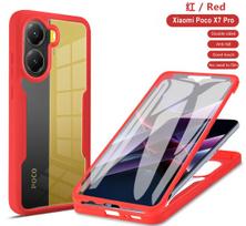 360° Full-body Transparent Case For Xiaomi Poco X8 Pro Max X7 F8 Ultra F7 M8 M7 Pro Screen Protect Shockproof Hard Cover For POCO X6 Pro