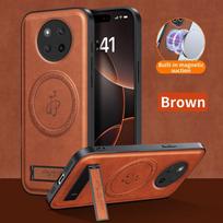 Leather Stand Case for Honor Magic 7 Lite Magic6 lite X9C X9B Magnetic Cover  Wireless Charging Shockproof Camera Shell for magic 7 lite