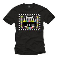 Testscreen T Shirt Black Nerd Gift For Him Funny S įvairiaspalvis