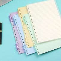 40pcs Pastel Morandi 5-Hole Plastic Binder Clips - Durable Plastic Page Fasteners with Rounded Edges for DIY Notebooks, Office