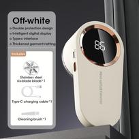 Rechargeable Electric Lint Remover with Digital Display Portable Fabric Shaver Hairball Trimmer for Clothing balta
