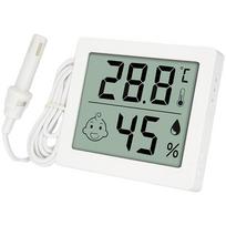 Reptile Terrarium Digital Thermometer Hygrometer With External Probe For Pet Wide Detection Range 1.5m/3m/5m/10m Lengths