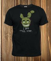 Five Nights At Freddys T-Shirt Fazbear FNAF Springtrap Black Tshirt Gaming Gift for Him Unisex, Ladies Fitted S įvairiaspalvis
