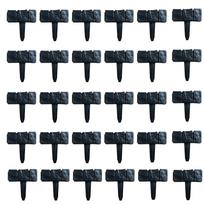 30pcs Plastic Garden Fence Stakes Durable Lawn Border Clips for Outdoor Yard Decoration and Plant Support Easy Installation and Removal One Size juoda