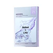Mediheal Derma Synergy Wrapping Mask Retinol X LHA Pore Tightening Skin Smoothing Sheet Mask 4 Sheets (24ml x 4ea)