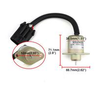 For Yanmar Kubota V1505 R90 12V Thermo King Engine parts replacement Fuel Stop Solenoid 1503ES-12A5UC9S SA-4561-T