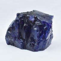 Natural Blue Raw Sapphire 44 Ct Uncut Rough CERTIFIED Loose Gemstone 28.9 mm approx mėlyna
