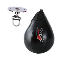 And High Punching Bag for Home Boxing Training Hand-eye Coordination. Ideal The Gym. Black