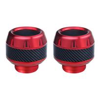 Ebike Explosion-proof Motorbike Motorcycles Front Fork Sliders Crash Falling Protector Fork Cups raudona