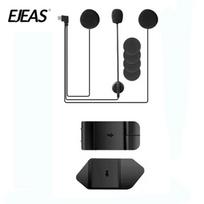 Original Earphone For EJEAS V6 PRO+/V4 PLUS Type-C Plug Motorcycle Helmet Headset with Speaker Microphone Optional Clip & Base 1 Set