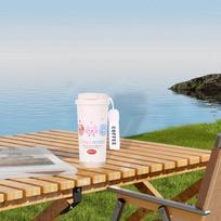 Travel Mug Cartoon,Stainless Steel,Leakproof 520ml Portable Coffee Cup Tumbler for Camping Gym