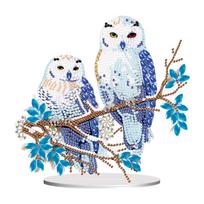 Diamond Painting Tabletop Ornaments Kit Big-Eyed Frog Diamond Painting Desktop Ornaments Kit Flower Squirrel for Adults Beginner