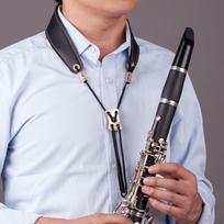 Klarneto kaklo diržas Diržas Universalus tvirtas Lengvai tvirtinamas Muzikos instrumentai
