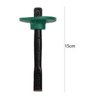 Masonry Chisel Flat Shovel with Detachable Cap Chrome Vanadium Steel Flat Chisel Concrete Tool Chisel Head Cement Stone Splitter 15cm