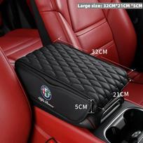 Car Armrest Box Height Increase Pad Storage Bag For Alfa Romeo STELVIO Giulia 159 Giulietta 147 Mito 156 MTO Sportiva Accessorie