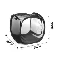 Collapsible Insect Cage Habitat Cage Mesh Butterfly Mantis Stick Breeding Net Terrarium Educational Usage Plant Greenhouse Box