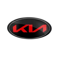 Car Front Hood Emblem Rear Trunk Badge Sticker For KIA Rio Sportage Ceed Sorento Cerato Soul k3 k5 Stonic Fitting Optima Picanto 14.9cm x 7.5cm