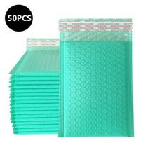 50pcs Black Bubble Mailer Bubble Padded Mailing Envelopes Mailer Poly for Packaging Self Seal Shipping Bag Bubble Padding Green (Blue,11*15cm) mėlyna