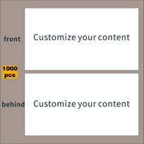 Bulk Custom Logo Business Cards 1000PCS Professional Office Cards for Gift Enclosure Branding (as the picture,9x5.4cm&Paper)