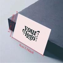 Bulk Custom Your Logo Square Cards 500pcs 10.4x10.4cm for Gift Enclosure Business Branding Paper