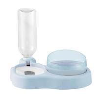 Automatic Dog Cat Auto Feeder Pet Self Dispenser Water Feeding Dish blue