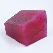 CERTIFIED Natural Red Ruby 786 Ct Uncut Raw Rough Loose Gemstone 42.4 mm approx raudona