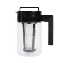 Silicone Handle Coffee Pots Airtight Seal Iced Tea Pitcher Portable Cold Brew Coffee Maker  Office 900ml