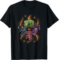 Dungeons & Dragons Vintage Beholder, Mimic, Displacer Beast T-Shirt Unisex T-Shirt S