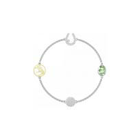 Swarovski Mišrios žalios ir skaidrios kristalų Apgalvojimo apyrankė Moteriškos apyrankės Balta 5451042 M