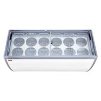 567 L Commercial Ice Cream Display Case Gelato Dipping Freezer Cabinet
