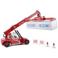 Scale 150 Container Crane Model Alloy Body Front Lifting Cars Construction Vehicle Model Transport Engineering Diecast Metal