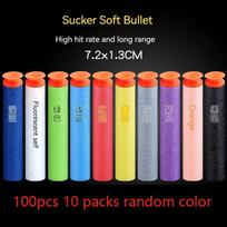 Hollow 7.2Cm Eva Bullet For Foam Dart Toy Gun Elite Soft Bullet Toy Gun M416 Bullets For Nerf Gun Accessories For Kids Adults Children's Birthday Gift