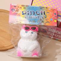 Big Cute Cat Taba Squishy Silicone Fuzzy Super Big Plush Cat Handmade Kitten Squeeze Toy Mochi Toy Hand Relax Antistress Gift One Size
