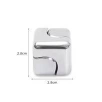 Gear Mechanical Cube Fidget Spinner Metal Edc Stress Easing Toy With 3D Gyro Motion Sensory Focus Tool For Adults