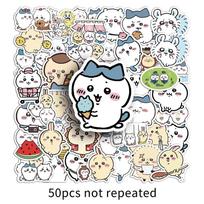 50Pcs New Non-Repeating Cartoon Chiikawa Stickers Cute Decals Diy For Water Cup Skateboard Cute Kawaii Kids Toys Sticker Decoration