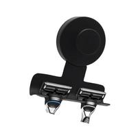 Suction Cup Stainless Steel Razors Holder Stand Removable Metal Shower Hook Easy Install Bathroom Storage Hanger sidabras