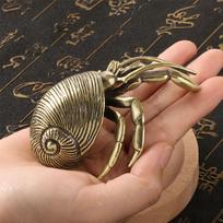 Metal Hermit Crabs Statues for Home Decors Animal Figurines Table Centerpieces Decorations Collectible Sculpture Gift 1