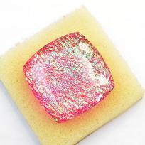 Certified 31x31mm Square Cushion Cut LAB-CREATED Monarch Opal Loose Gemstone 31.4 mm įvairiaspalvis