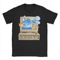 Frutiger Aero Aesthetic T-Shirt for Men Women Softstyle Novelty 100% Cotton Tees O Neck Short Sleeve T Shirts Big Size Clothes S įvairiaspalvis